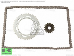 KAWASAKİ VN 800 ZİNCİR DİŞLİ SETİ VN 800 DİŞLİ ZİNCİR SETİ ORIJI