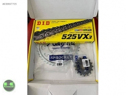 yamaha mt 07 tracer 700 zincir dişli seti sıfır orıjınal did set