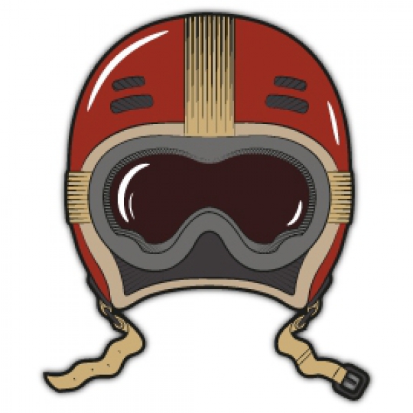 Mr.Sticker MSL35 - 9580 - Red Helmet Sticker