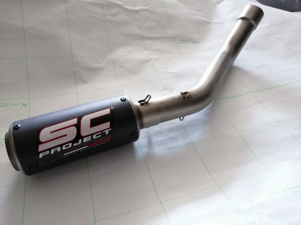 Kawasaki Zx-10 2011-15 Sc Project Cr-t Slip-On Egzoz