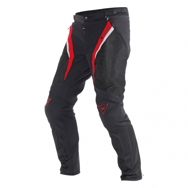 Dainese Drake Super Air Tekstil Pantolon Black Red White