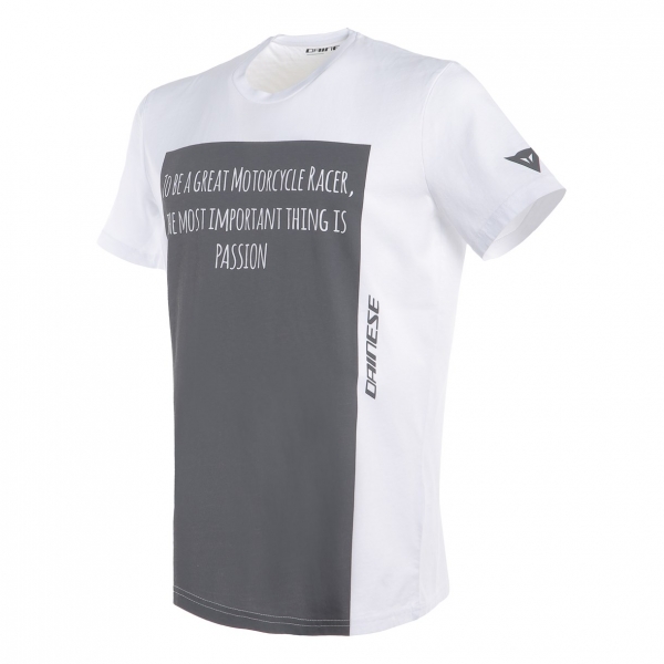 Dainese Racer Passion T-Shirt White Anthracite