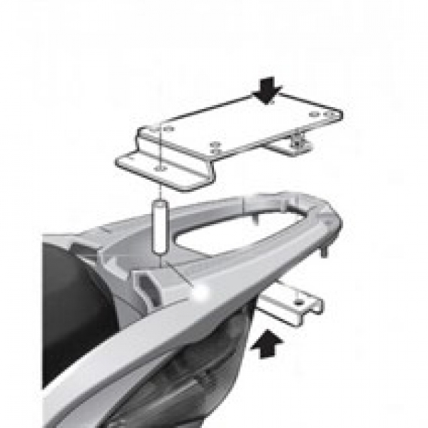 Shad Honda Transalp 700 Arka Çanta Taşıma Demiri