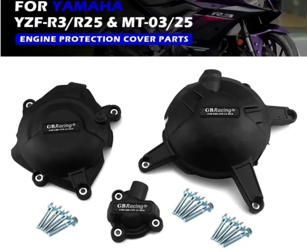 Yamaha r3 r25 mt3 mt25 2015-23 3 koruma set