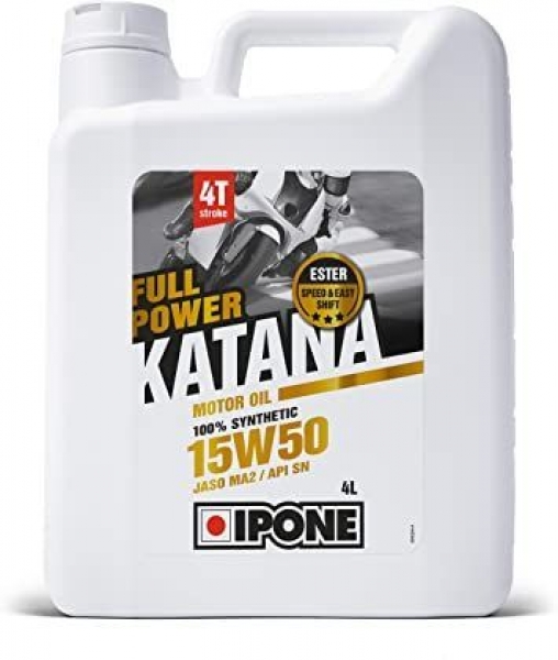 Ipone Full Power Katana 15W50 %100 Sentetik Motosiklet Yağı (4 Litre)