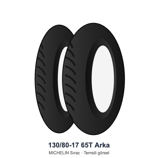 130/80-17	65T	Arka Lastik - MICHELIN Sırac