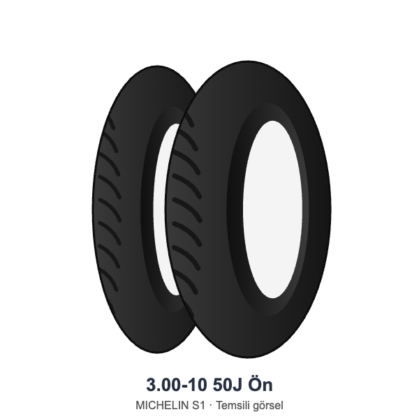 3.00-10	50J	Ön Lastik - MICHELIN S1