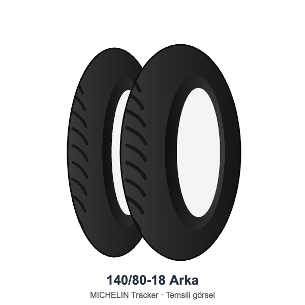 Michelin 140/80-18 Tracker Arka Lastik