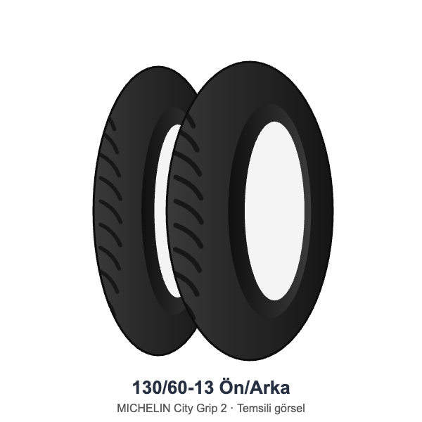 Michelin 130/60-13 City Grip 2 Ön veya Arka Lastik