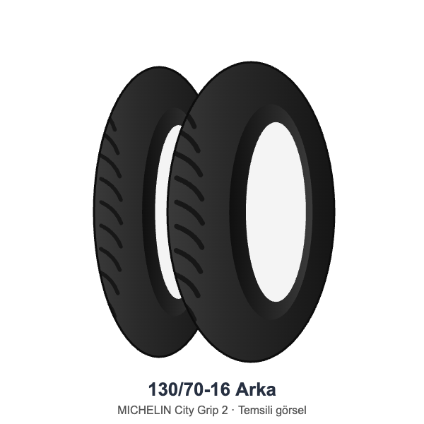 Michelin 130/70-16 City Grip 2 Arka Lastik