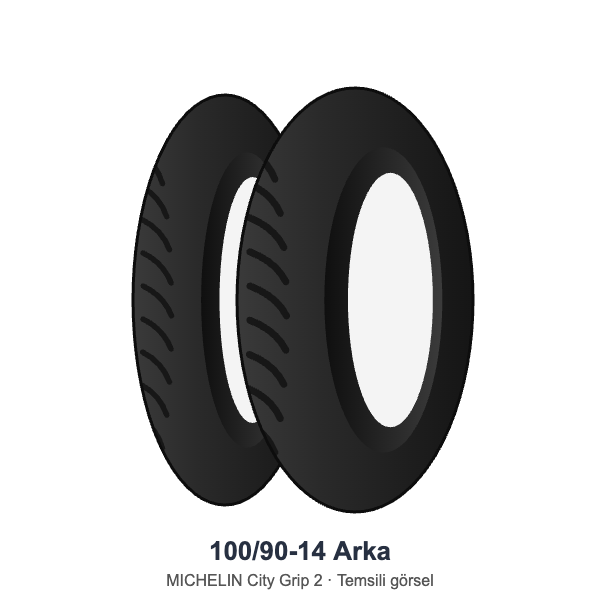 Michelin 100/90-14 City Grip 2 Arka Lastik