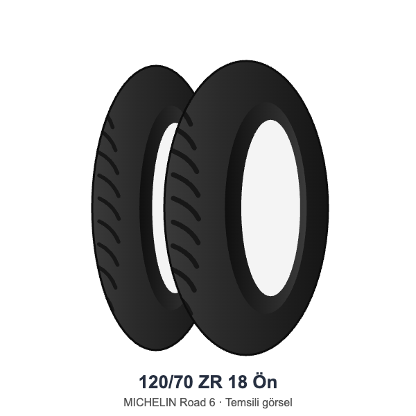 Michelin 120/70 ZR 18 Ön Lastik Road 6