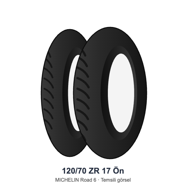 Michelin 120/70 ZR 17 Ön Lastik Road 6