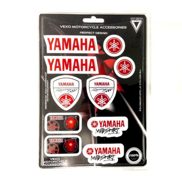 Vexo X22 Sticker Set (Yamaha-Kırmızı)