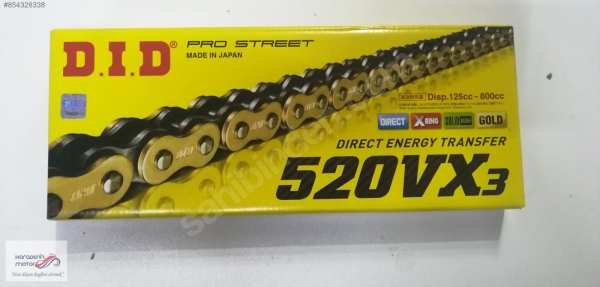 Honda CB 500 F DID 520 Vx3 Motorsiklet Zinciri 112 bakla