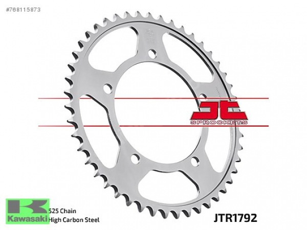 JTR1792.45 GSXR 600 ARKA DİŞLİ GSXR 750 ARKA DİŞLİ JT MARKA 